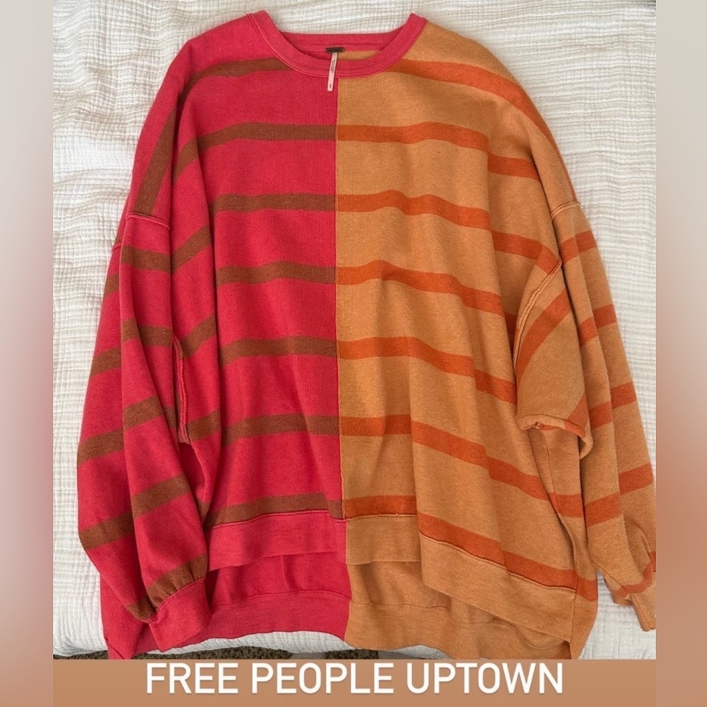 Free People Uptown Stripe Pullover